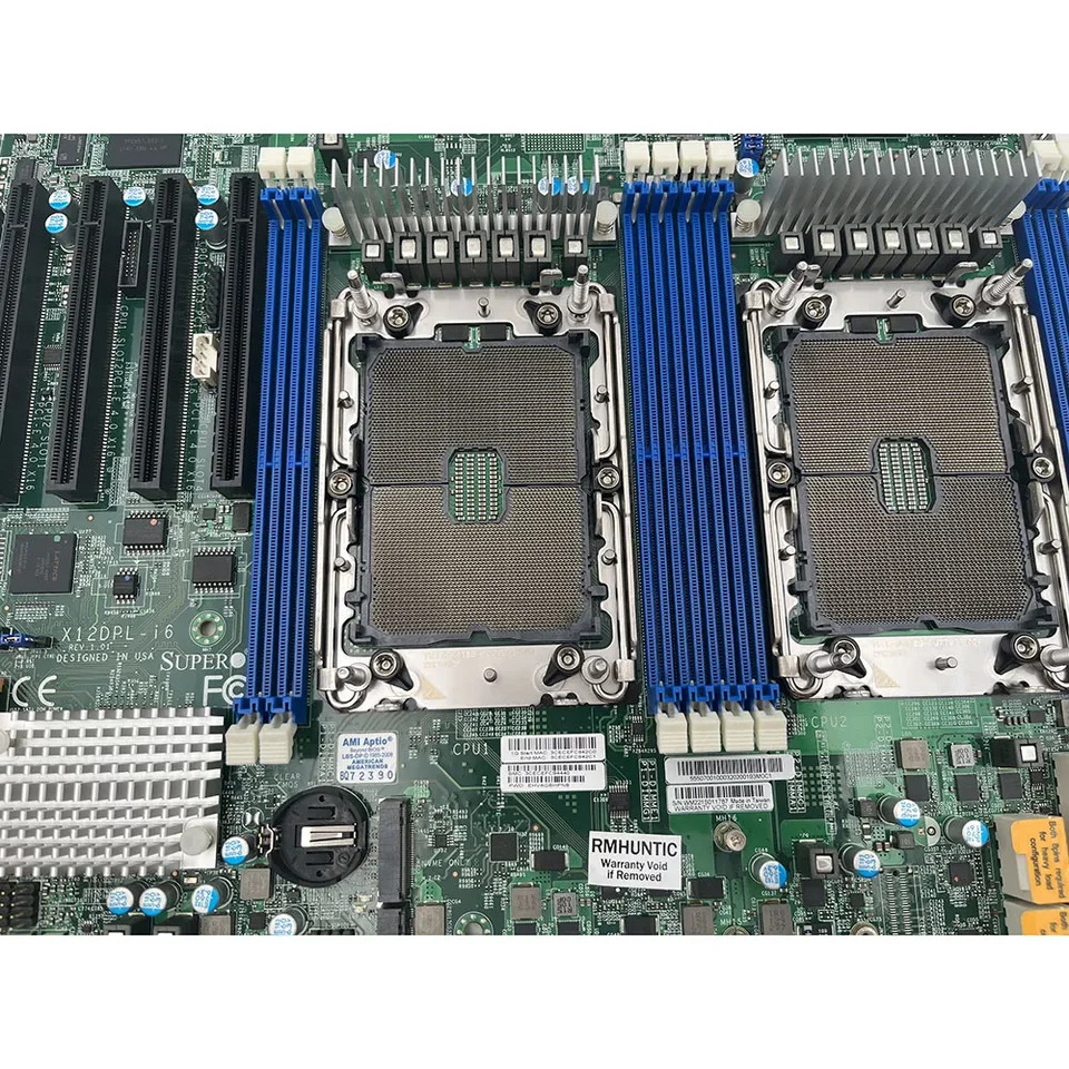 X12DPL-i6 서버 마더보드 슈퍼마이크로 LGA-4189 C621A 듀얼 LAN i210 Xeon 확장 프로세서 PCI-E 4.0 SATA3