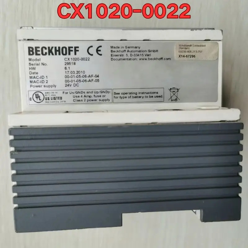 리퍼 PLC 모듈 CX1020-0022 기능 정상