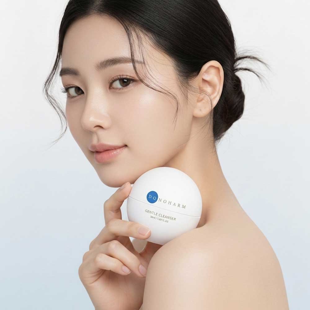 두노함 젠틀 클렌저 찰떡제형 저자극 수분 진정 보습 클렌징폼 50ml - 상세 이미지 2