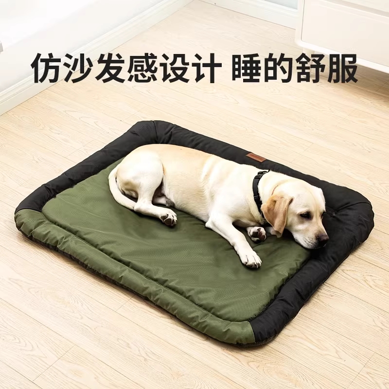 대형견쿨매트 여름용매트리스 푹신한강아지침대 1. 카키 옥스포드 S (30x40) 7kg이 - 상세 이미지 2