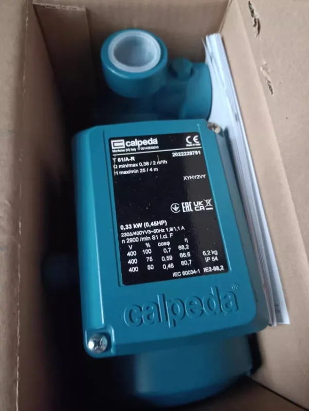 오리지널 이탈리아 Kepeda calpeda 워터 펌프 도장 액세서리 T61A-R