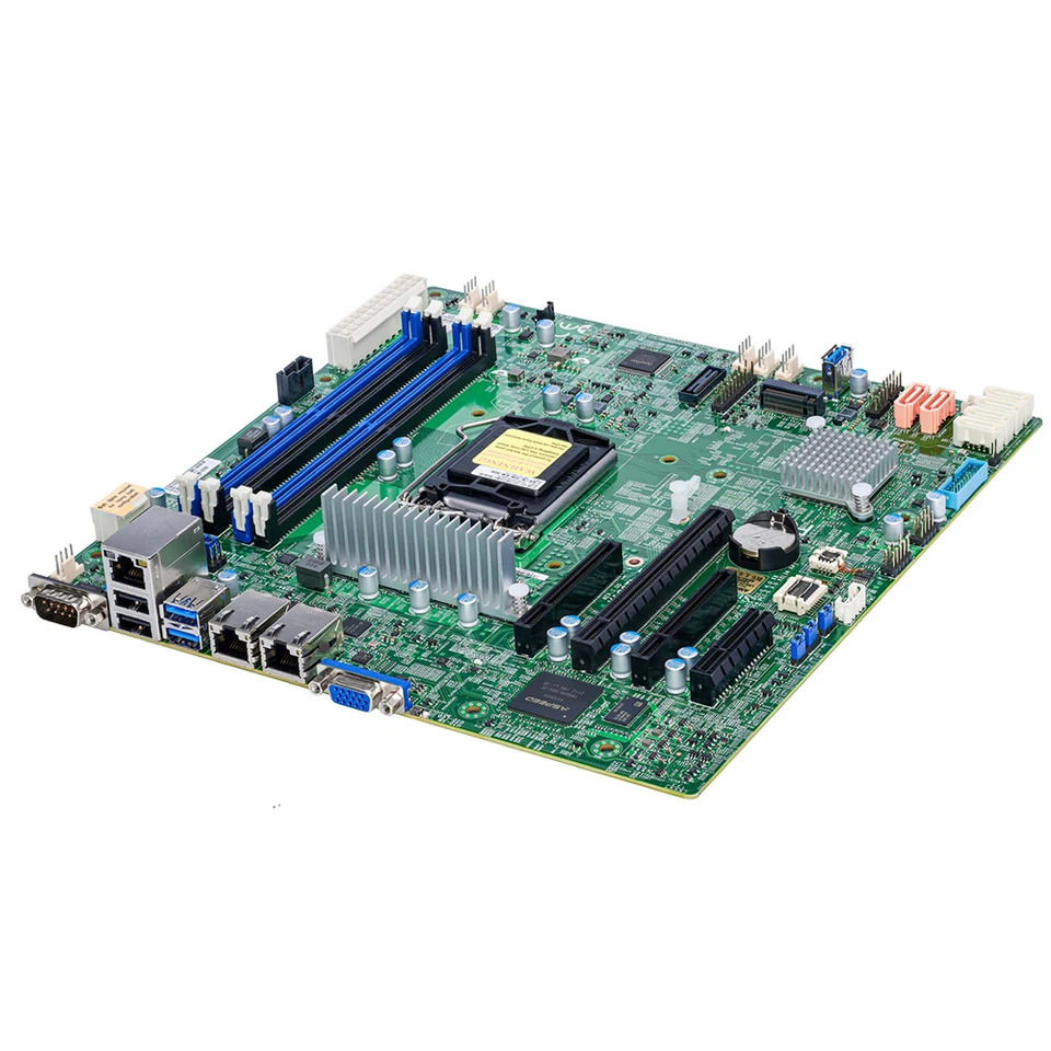 X12STL-F 슈퍼마이크로단방향 서버 마더보드 LGA1200 C252 PCIE 4.0 M- 리퍼 좋은신