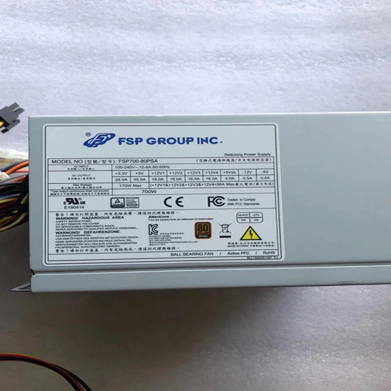 Advantech/FSP-5 V 700W 전원공급장치 FSP700-80PSA PS8-700-ZE SPI700A8BB FSP650-80GH 신