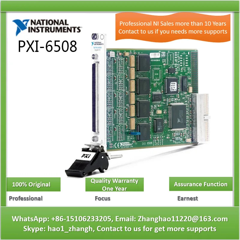NI PXI-6508 디지털 입출력 PXI 카드 96 라인