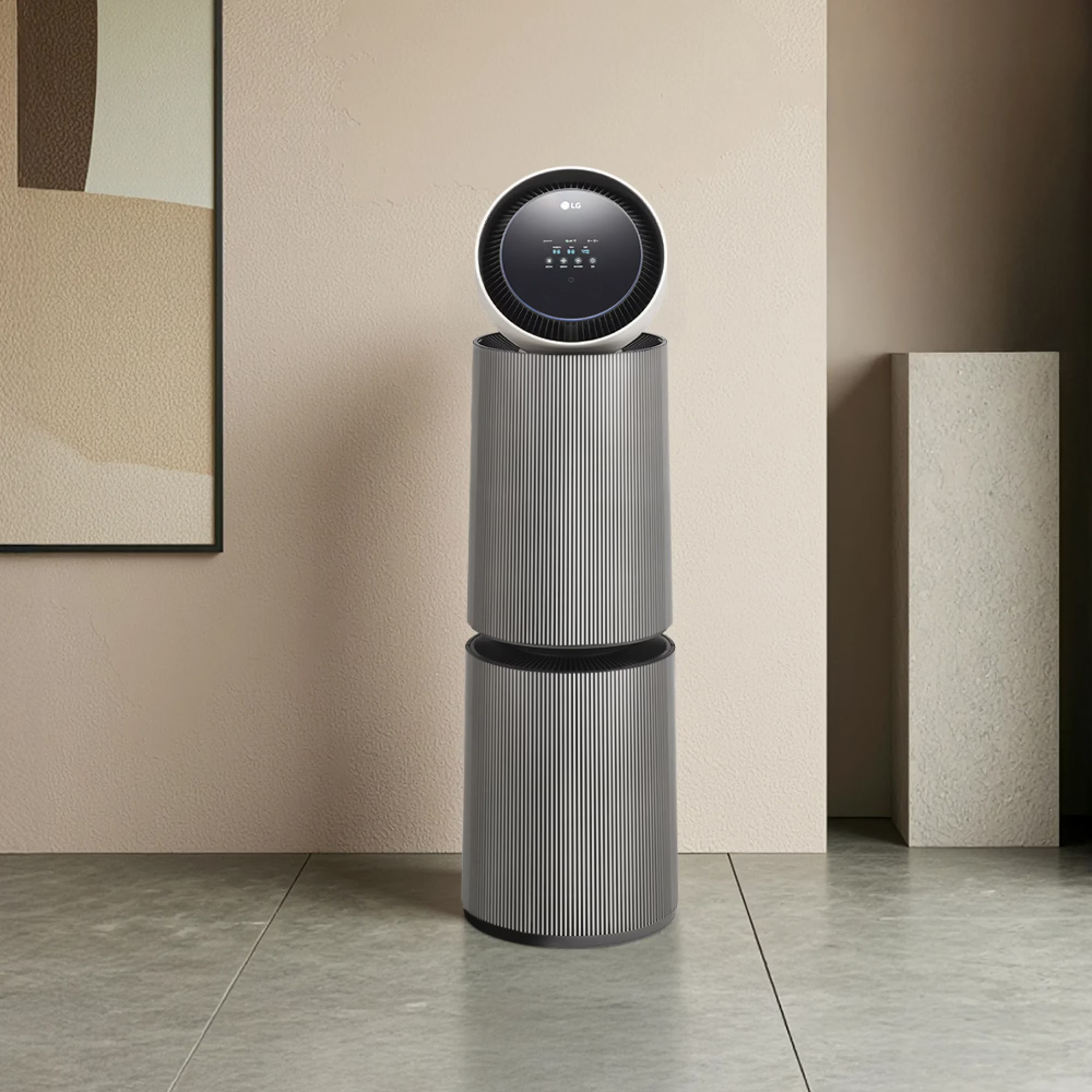 LG 퓨리케어 AI 360 공기청정기 + LG 휘센 오브제컬렉션 제습기 세트 (AS336NSLC+ DQ214MEGA) 이미지 6