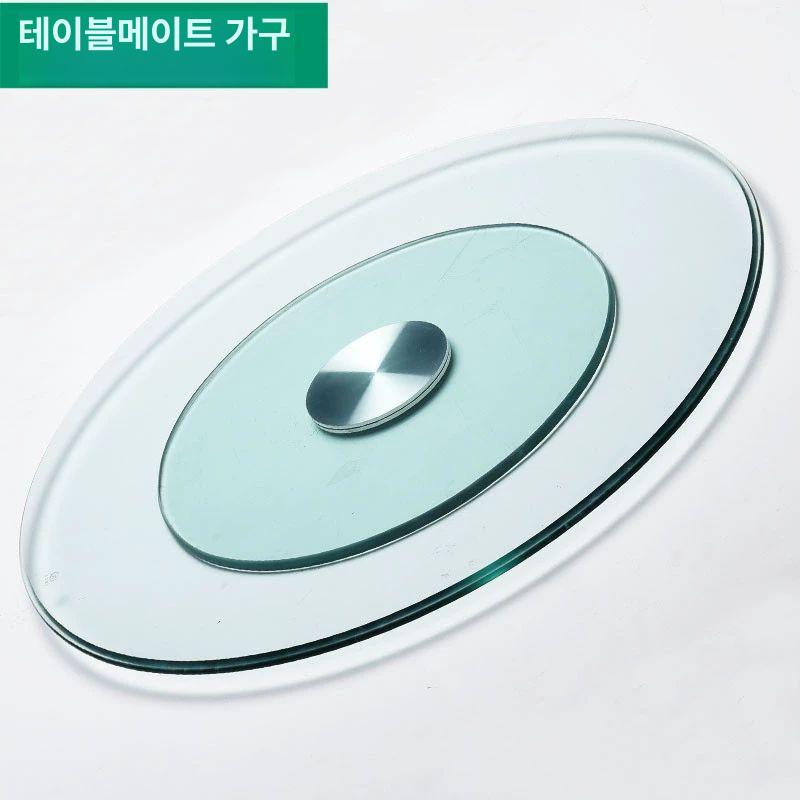 식탁 테이블 회전판 중국집 업소용 돌림판 직경 선반 지름 60cm 방폭 표준 두께 - 상세 이미지 2