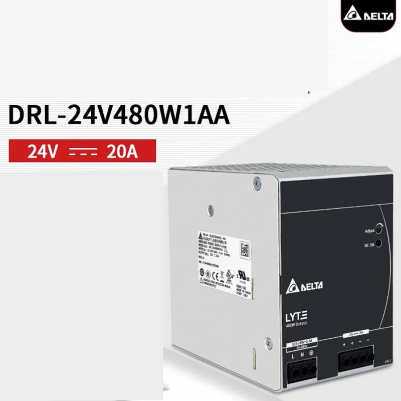 DELTA 레일 전원공급장치 24V 20A 480W DRL-24V480W1AA 신