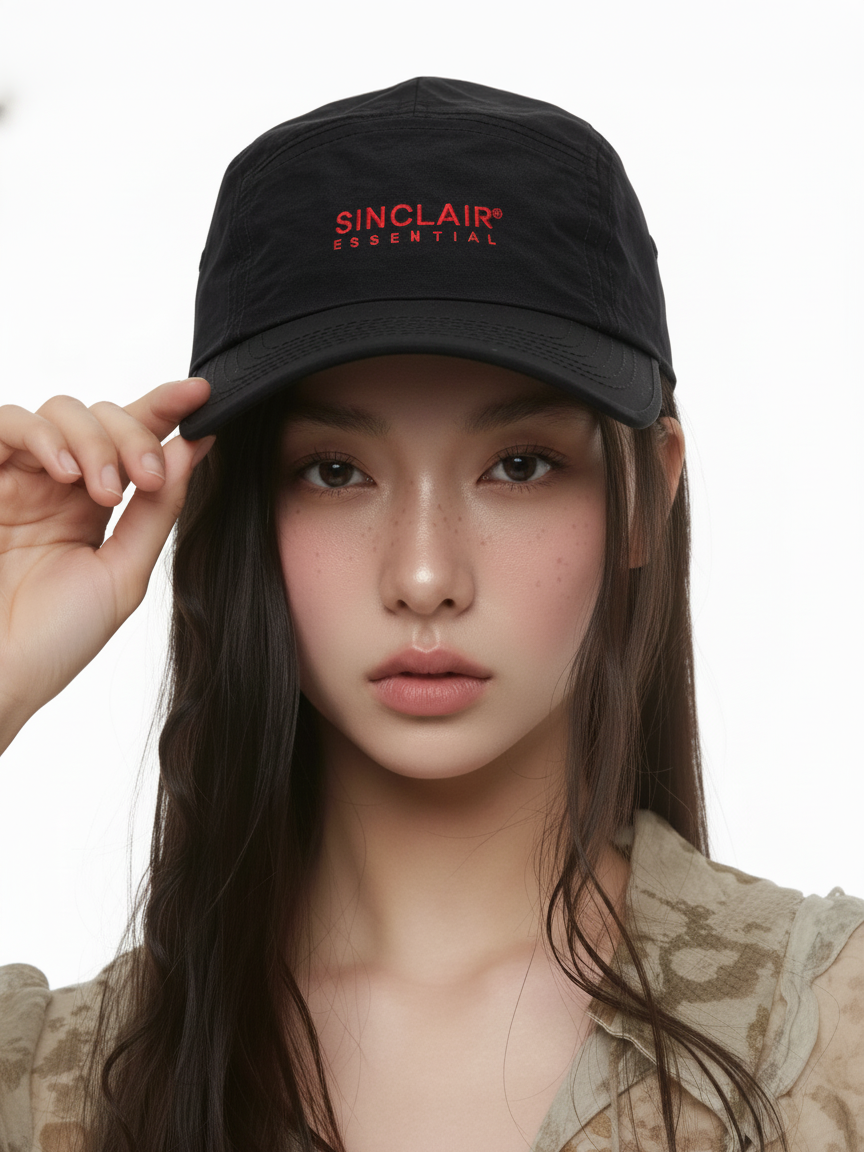 싱클레어 아이르 커브드 캠프 블랙 초경량 빅사이즈 모자 이미지 4