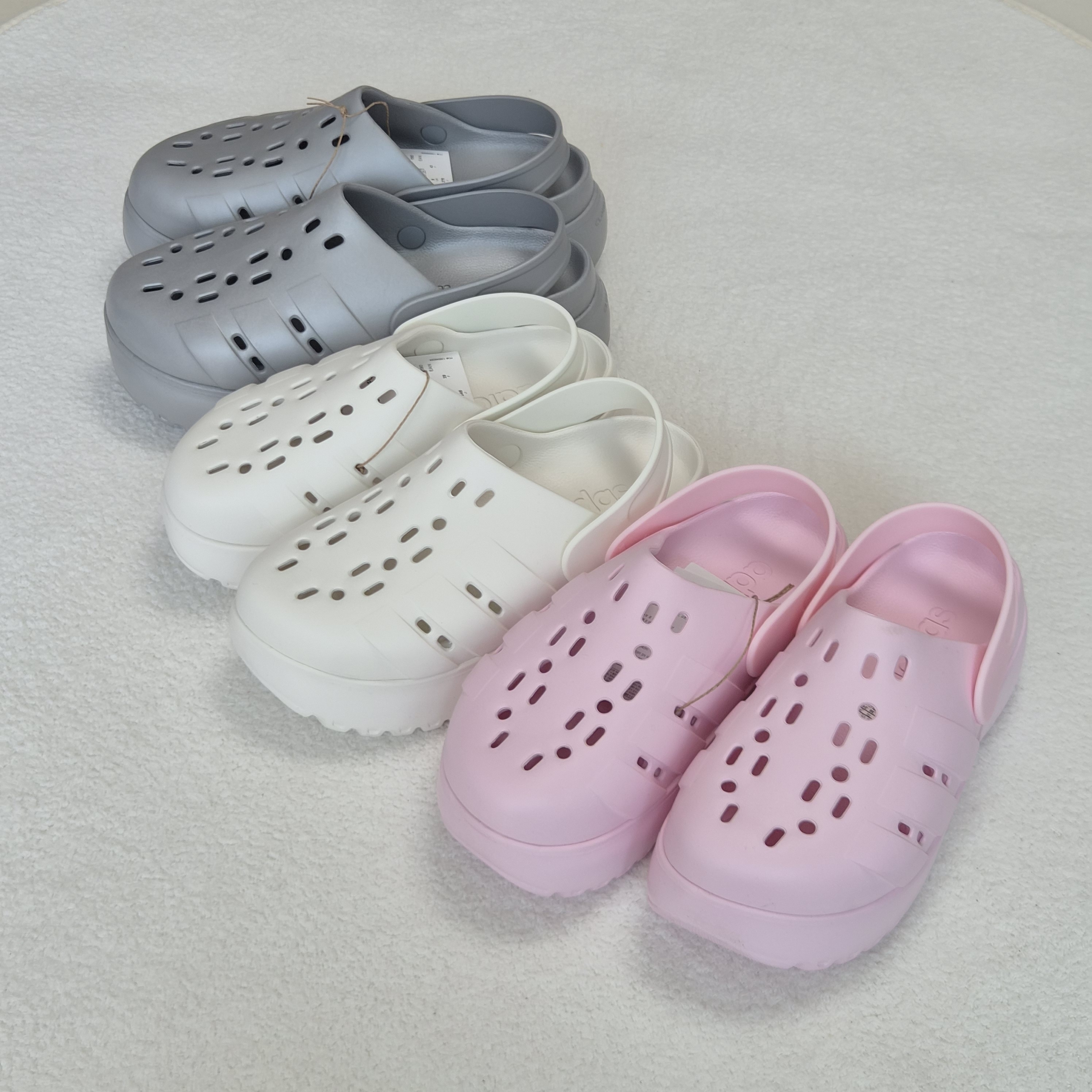 아디다스 아딜렛 클로그 플랫폼 키높이 여름 아쿠아 슈즈 (3COLOR) - 상세 이미지 2