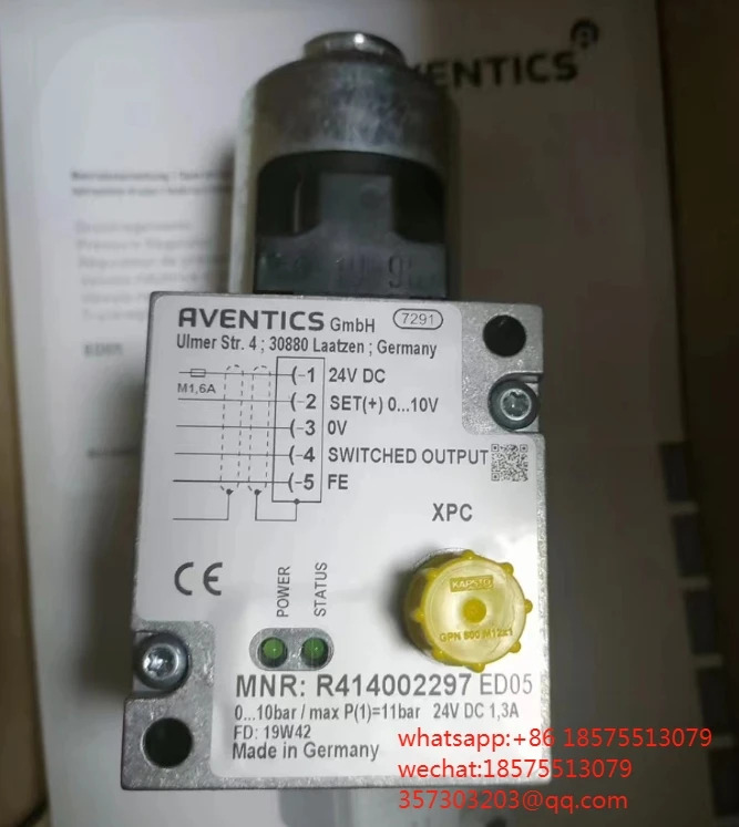 공압 비례 밸브 EP 압력 조절기 entics R414002297 R414002408 R414002165
