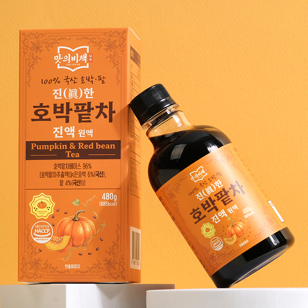 맛의비책 진한 국산 호박팥차 진액 원액 480g, 1개 이미지 4