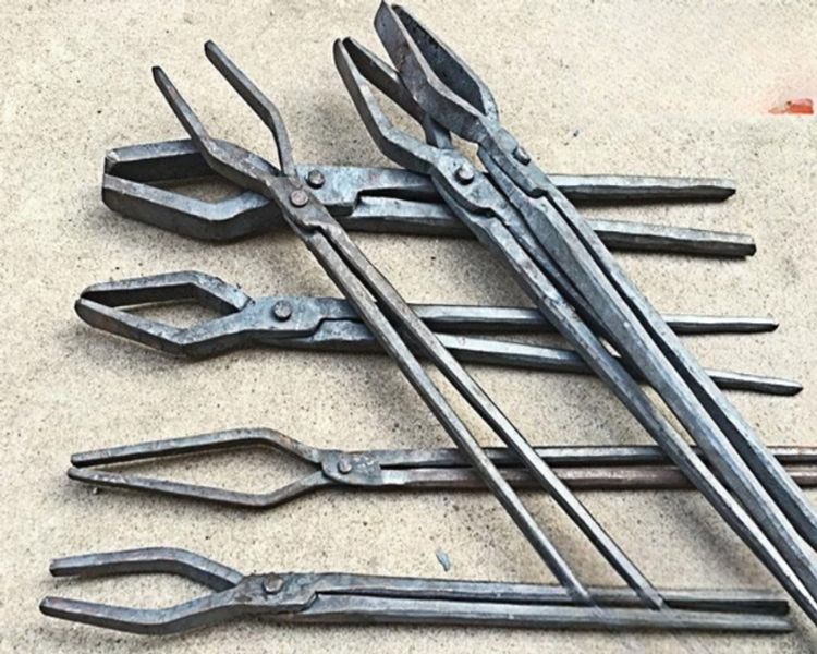 펜치 대장간집게 클램프 단조 산업용 쇠붙이 용접 길이 무쇠집게 공업용 손잡이 - 상세 이미지 3