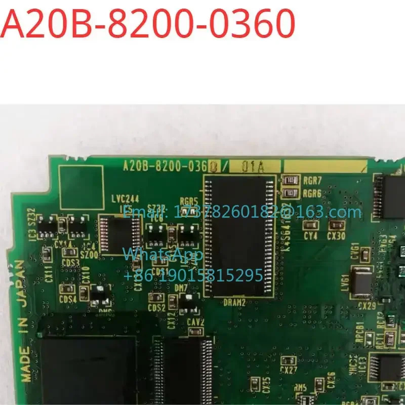 A20B-8200-0360 CNC 컨트롤러 시스템Fanuc 회로 기판 축 카드 리퍼 완료