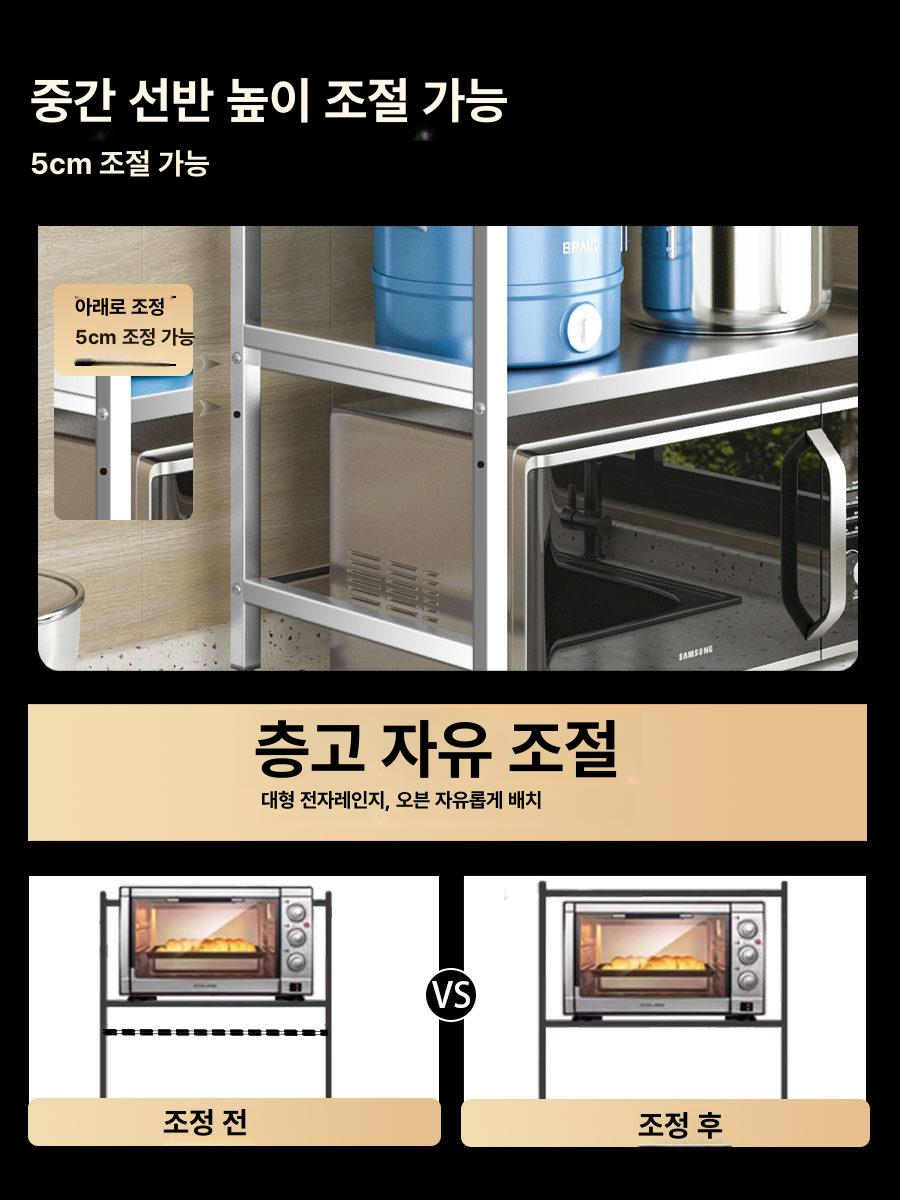 주방 상부 수납장 업소용 벽걸이 스텐 찬장 싱크대 스테인리스 스테인레스 냉장고 - 상세 이미지 3