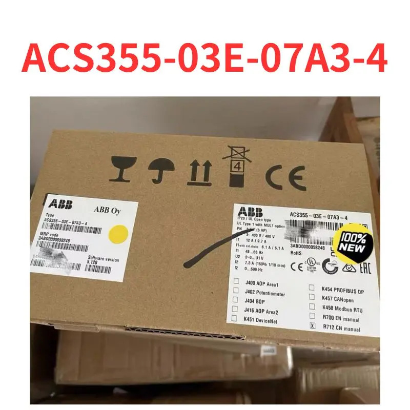 ACS355-03E-07A3-4 주파수 변환기 신