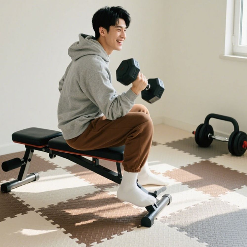 헬스장매트 층간소음 홈트 두꺼운 요가 필라테스 운동매트 25T 20매 - 상세 이미지 5