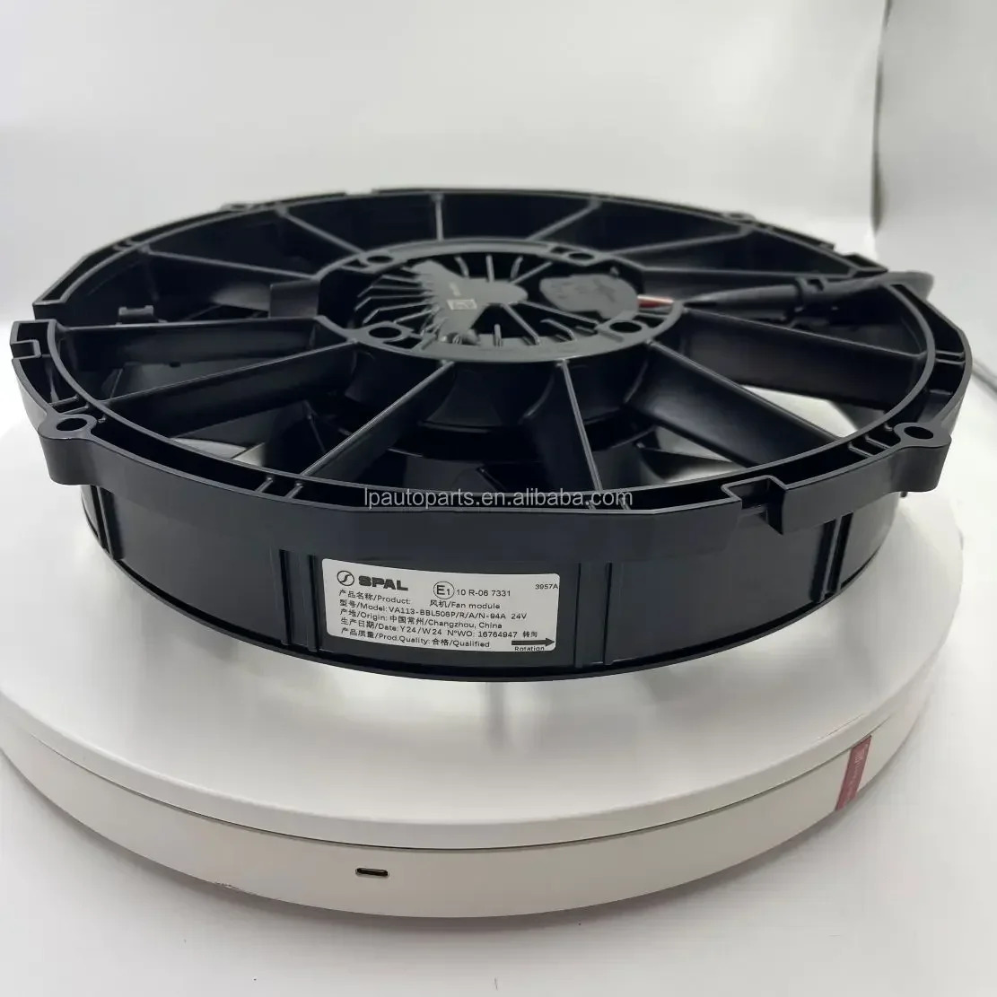 차량 라디에이터 냉각 Spal VA89-ABL320P/R/A/N-94A 12V 고성능 브러시리스 축 팬