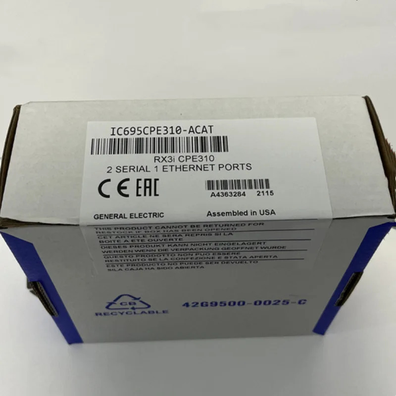 GE/FANUC CPU 전원 모듈 IC695CPE310 PLC