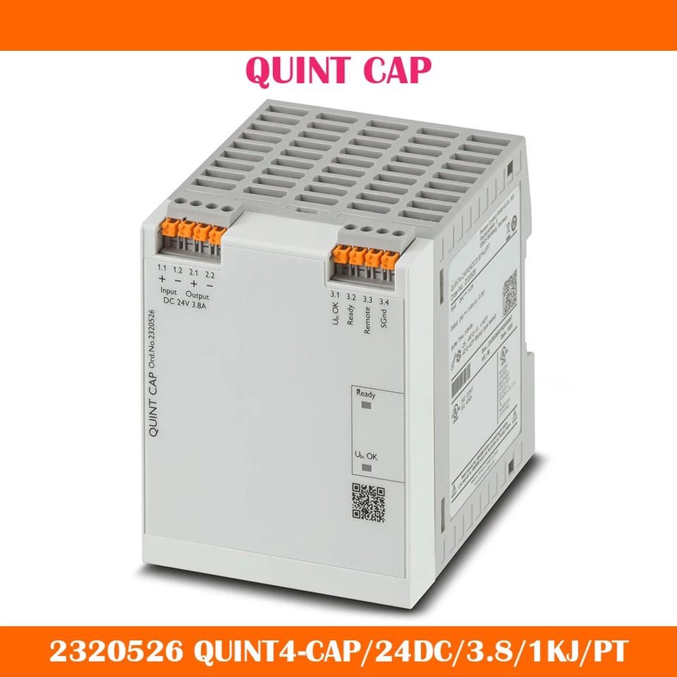 피닉스 QUINT4-CAP/24DC/3.8/1KJ/PT-캐패시터 버퍼 모듈 2320526