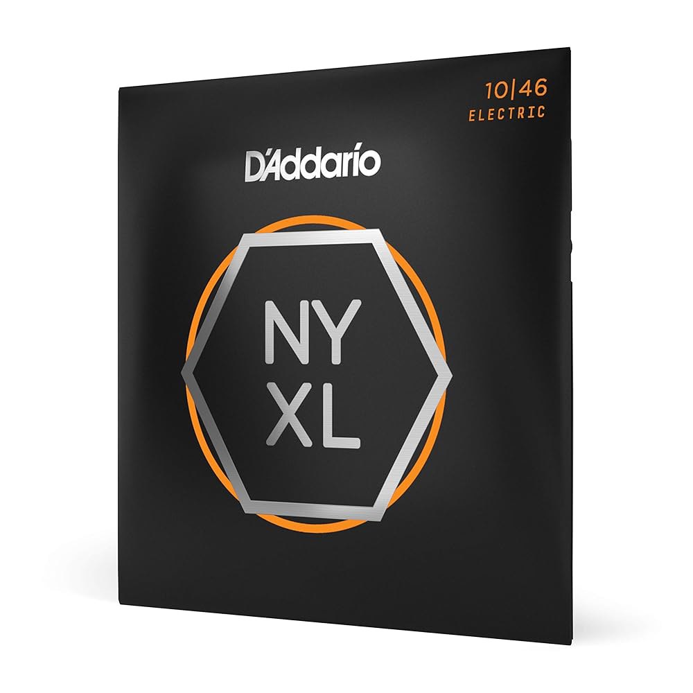 다다리오 일렉트릭 기타 줄, NYXL 니켈 도금, NYXL1046, 레귤러 라이트 게이지 10-46, 6현 세트, 팩 - 상품 이미지