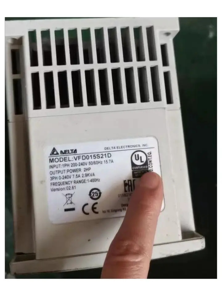 리퍼 VFD015S21D 인버터 완료