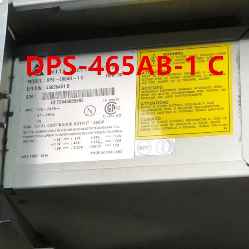 DELTA 465W DPS-465AB-1 C리퍼 전원공급장치 45025461 B 것처럼 일하라