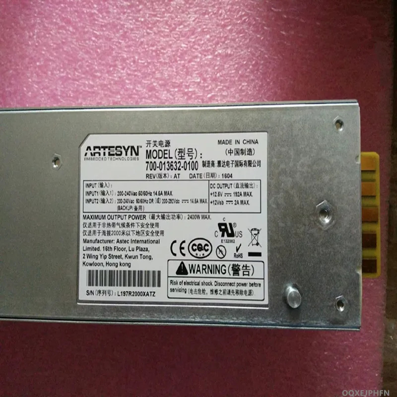 ARTESYN 2400W 700-013632-0100새 원본 전원공급장치