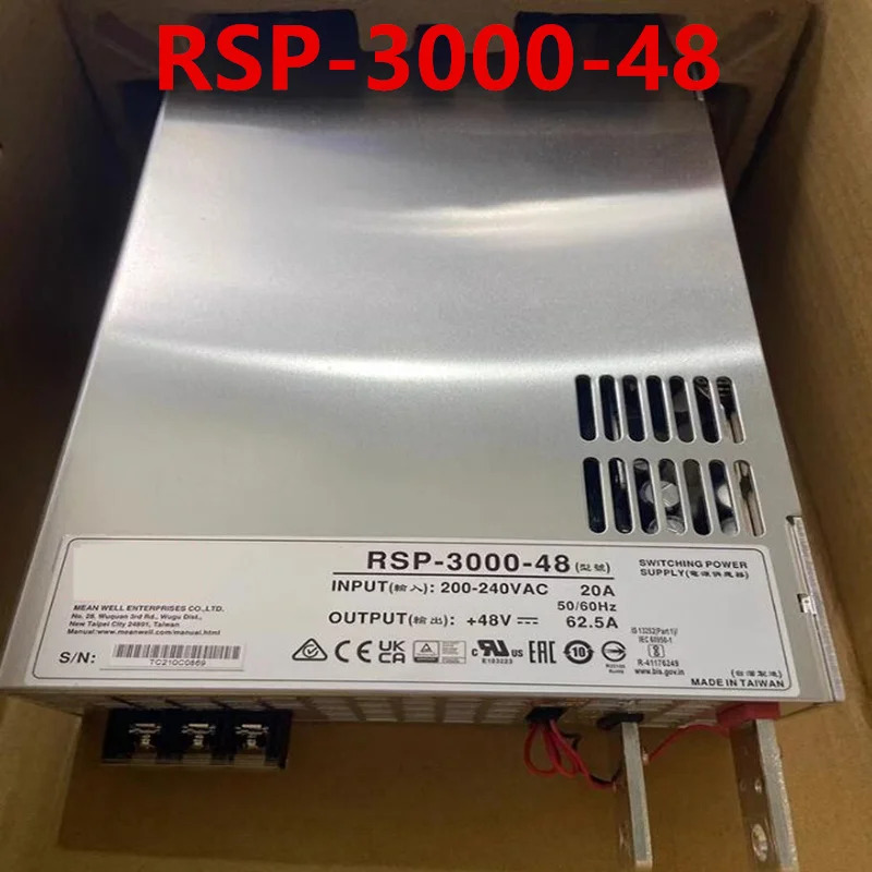 오리지널 전원공급장치 RSP-3000 RSP-3000-48 48V 62.5A 3000W