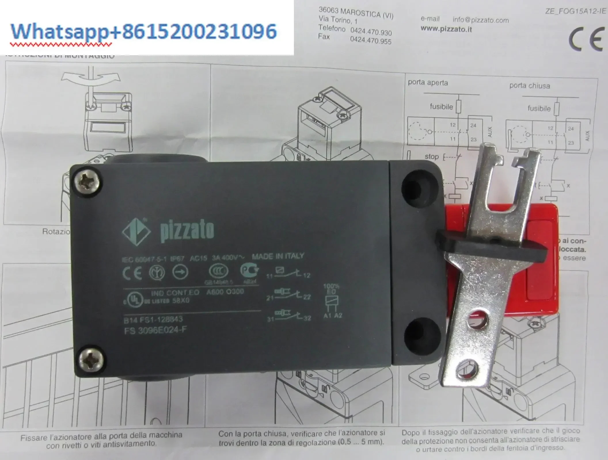 FS2096D024-F1 FS2096D024 FS2096D024F PIZZATO토 FS2096D024F7