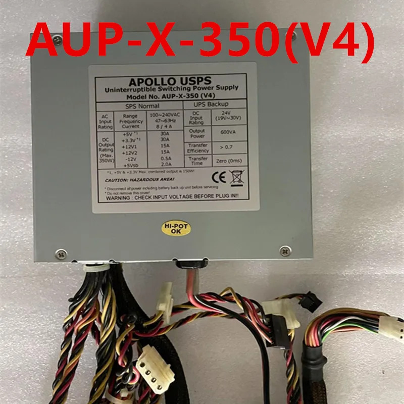 APOLLO USPS 350W AUP-X-350V4 AUP-X-350V4거새 원본 전원공급장치는 새 처럼 작동