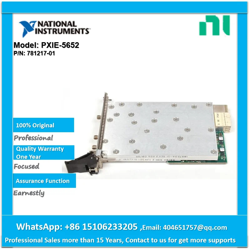 NI PXIe-5652 RF 아날로그 신호 발생기 6.6 GHz
