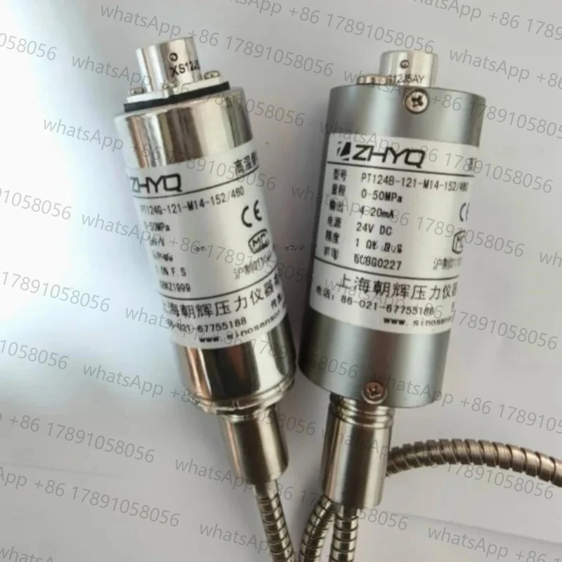 ZHYQ PT124G-121T-50MPa-M14-2mV/V-K 플라스틱 압출기 출력용융 고온 압력센서 2mV/V 케이블 포함
