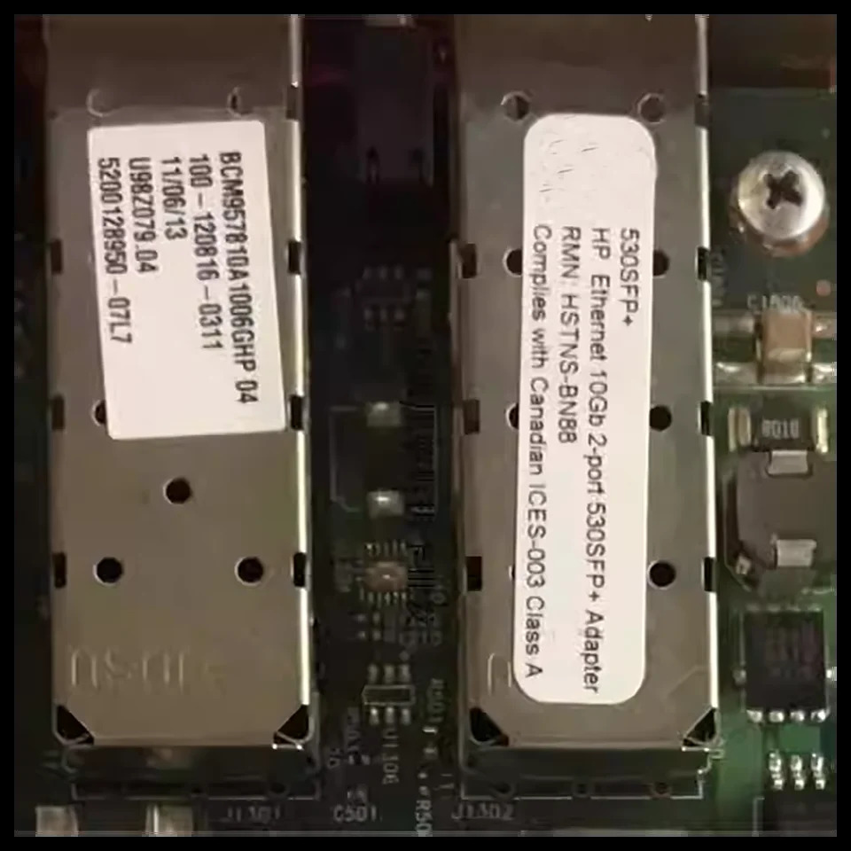 hp호환 bcm57810s 652503-Bhp호환 652503-B21기가비트 네트워크 카드 듀얼 전기 포트 656244-001 NC530SFP