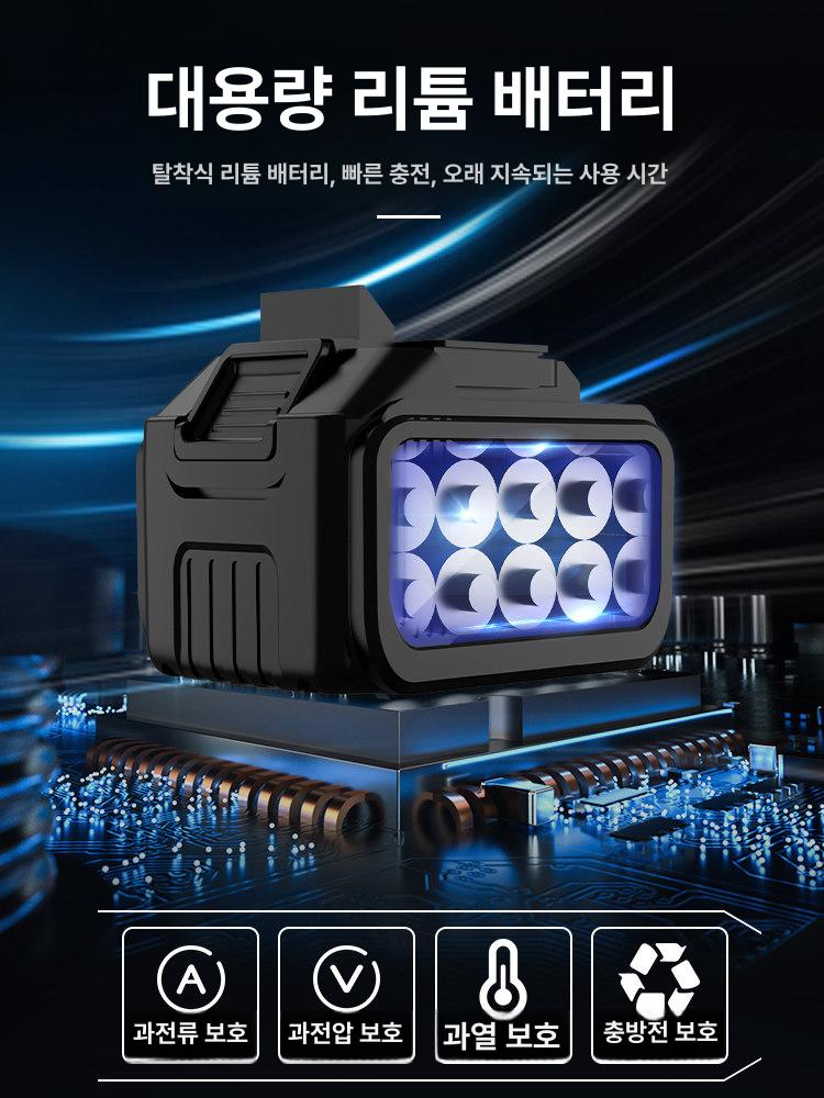 전동 전정가위 가지치기 휴대용 정원 전지 원예가위 리튬배터리 가정용 도구 원예용 - 상세 이미지 5