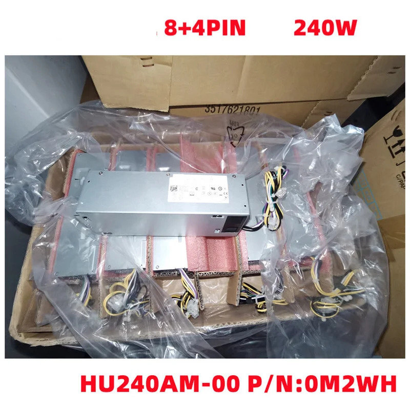 Dell 3040 5040 7040 8핀 240W 0M2WH HU240AM-00 H62JR 2P1RD 3RK5T NYX5D DHVJN 0G2JM새 전원공급장치