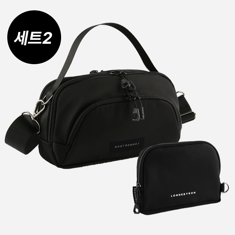 네이버 론네바이론 야키백 더블랙 + RFID파우치 세트