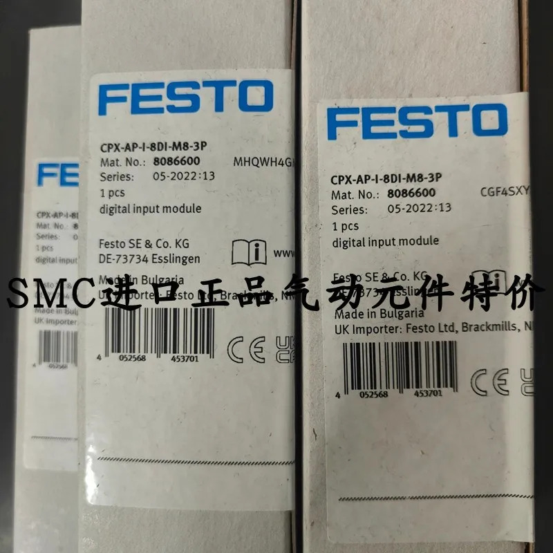 FESTO 디지털 입력모듈 CPX-AP-I-8DI-M8-3P 8086600 포장 스페셜