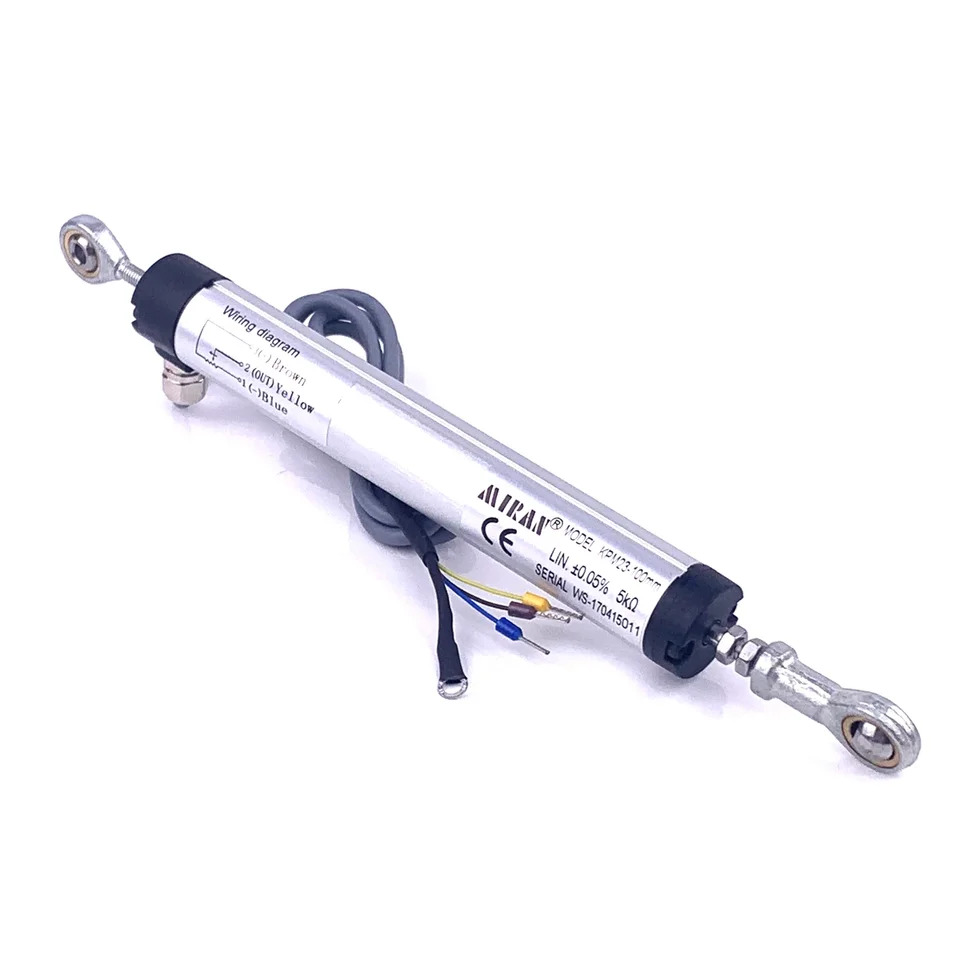 MIRAN Technology KPM23 충격 흡수기 선형 위치 센서 로드 엔드 조인트 포함