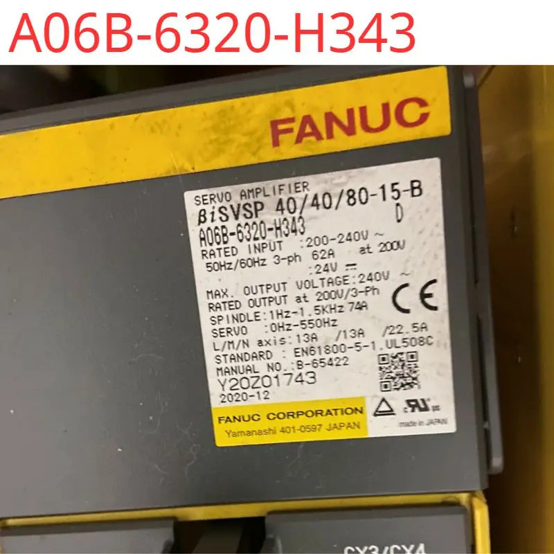 A06B-6320-H343 리퍼 완료상태서보 드라이브