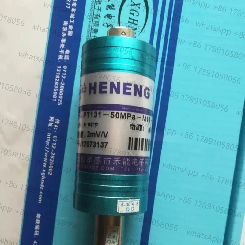 PT131-50MPa-M14-KPS20L HENENG 고온 용융 압력 온도 센서 2mV/V계측기 포함