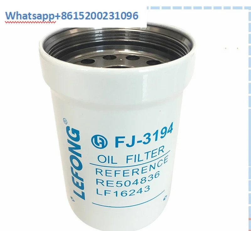 RE504836 굴삭기 오일 필터 RE539279 P550779 LF16243 과 호환