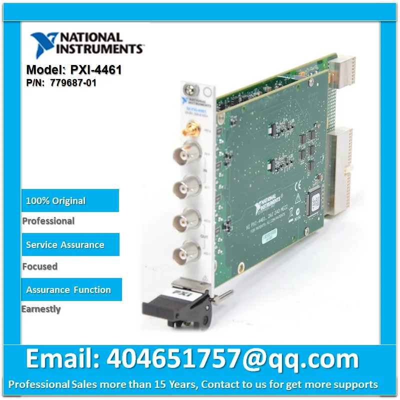 NI PXI-4461 동적 신호 분석기 2 입력 출력 779687-01