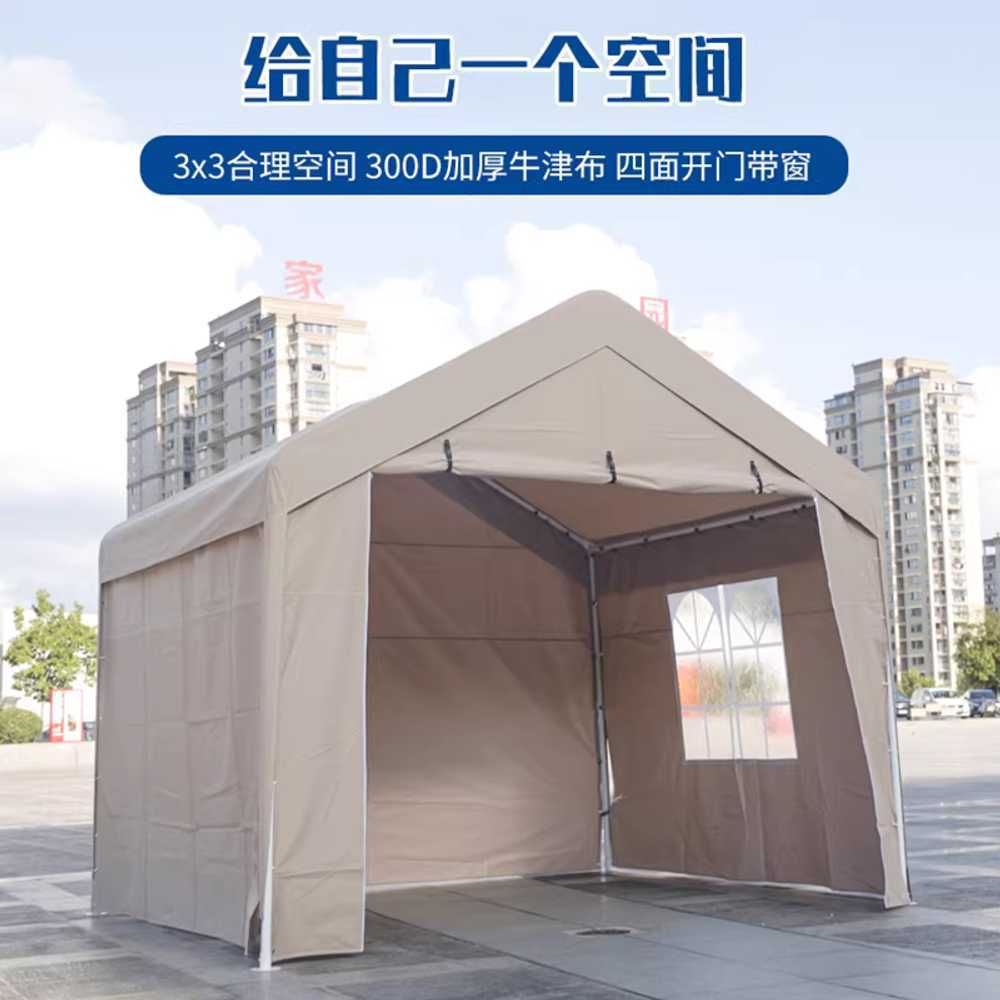 창고형 천막 격리용 야외 노점 야시장 방수 차고 텐트 이미지 6