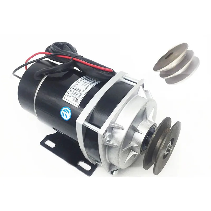 Jiaolong DC 브러시 모터 감속 도르래 더블 벨트 A B 타입 600 W 24V 36V 48V
