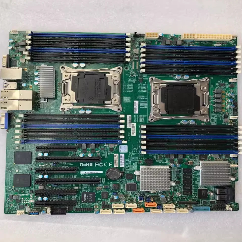 X10DRC-LN4  슈퍼마이크로 마더보드 지지대 E5 v3 v4 DDR4 온보드 어레이 카드 듀얼 X99