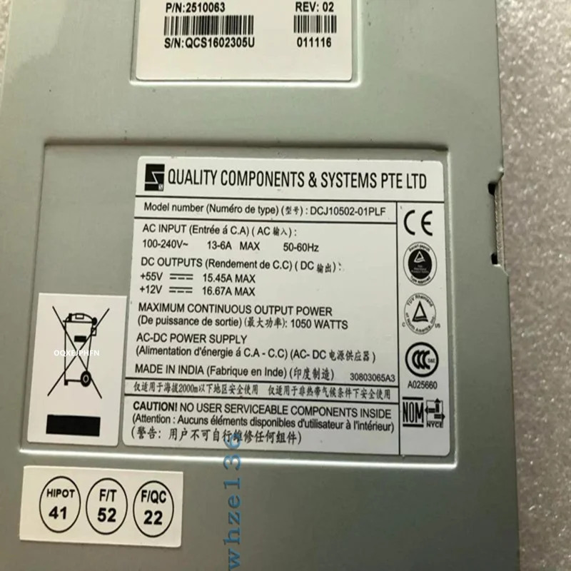 DCJ10502-01PLF 오리지널 전원공급장치 신