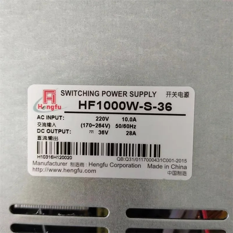 HENGFU 36V28A 1000W HF1000W-S-36새 원본 전원공급장치