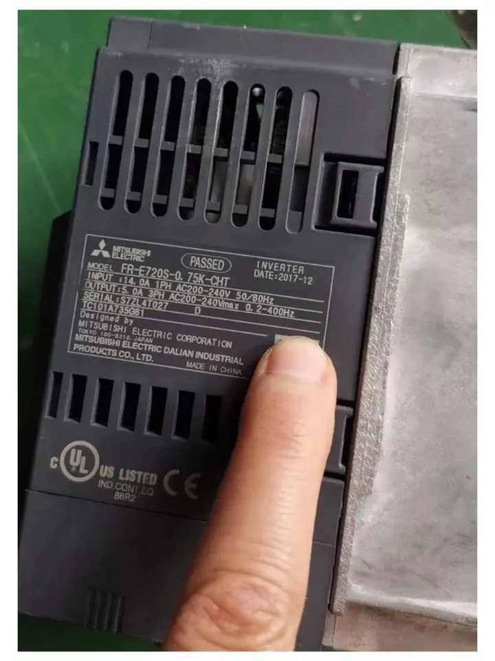 리퍼 FR-E720S-0.75K-CHT 인버터 완료