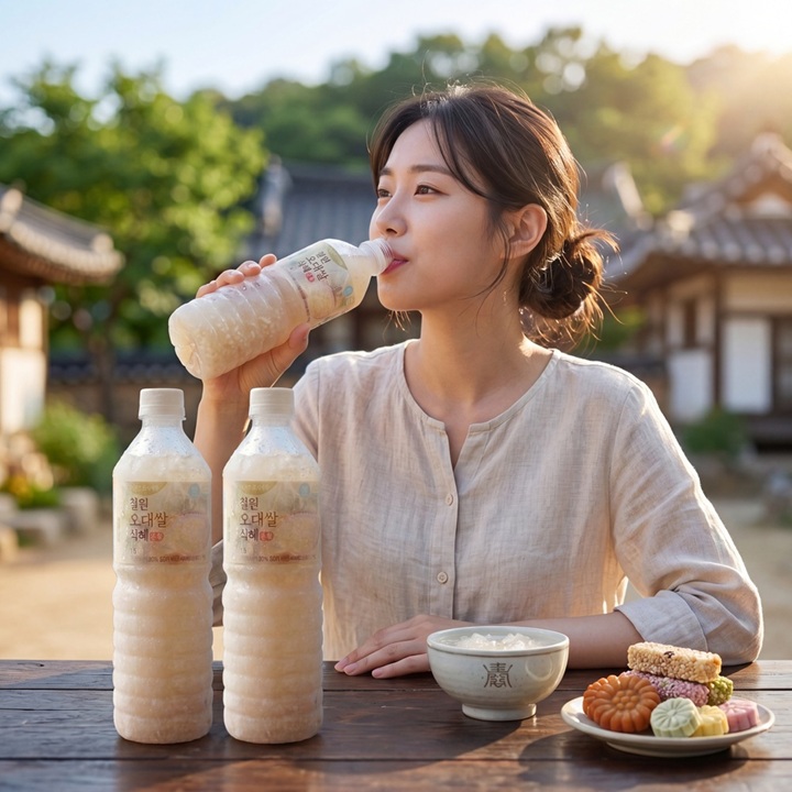 철원 오대쌀 옛날 수제 식혜 무첨가 전통 감주 임산부 아이간식 500ml 10병 이미지 2