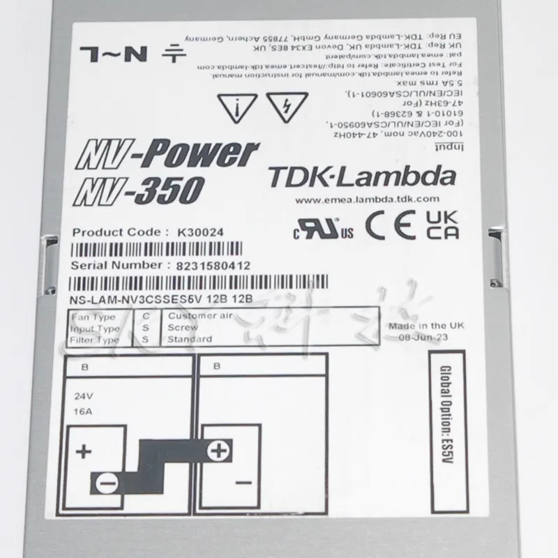 TDK-LAMBDA NV-POWER NV-350 350W K30024새 원본 전원공급장치